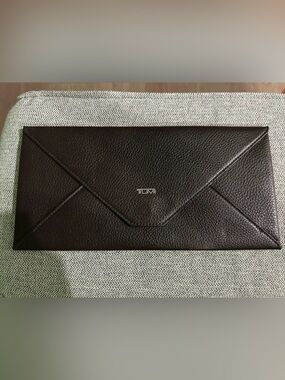 Tumi Brown Leather Envelope document holder